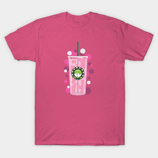 Pink Drink T-Shirt by dhartist